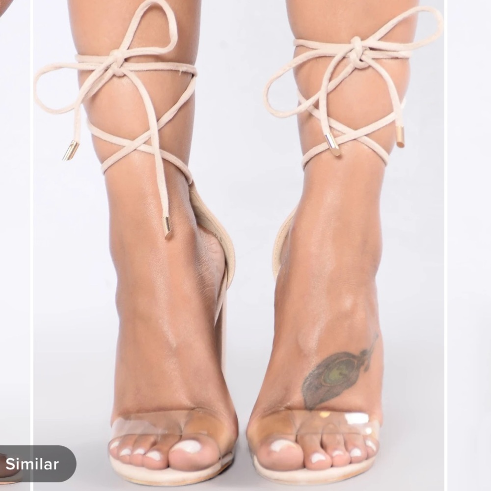 Tan Fashion Nova Heels - Size 10